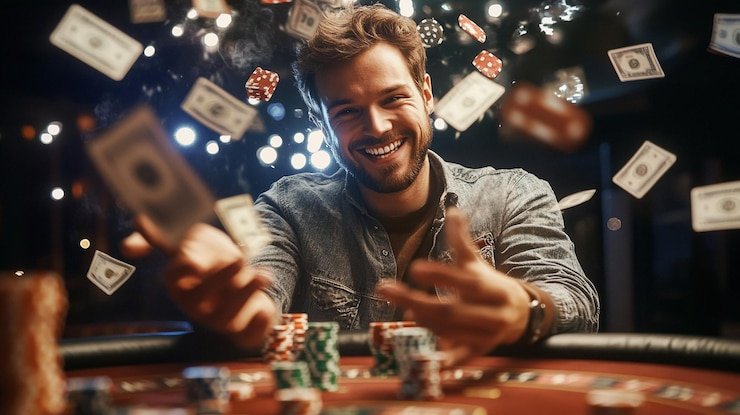 Pengguna membaca Klub VIP di ponsel
